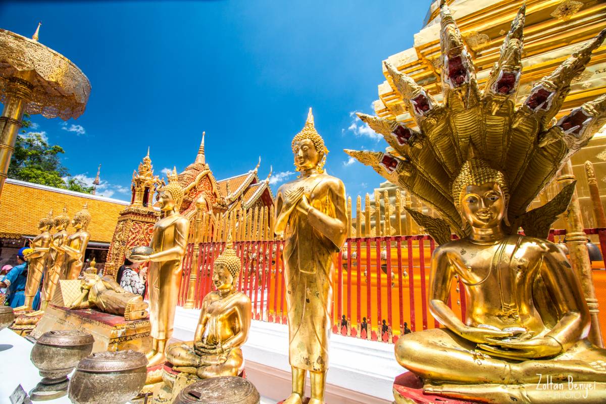 A Wat Phrathat Doi Suthep és a belső ima köre