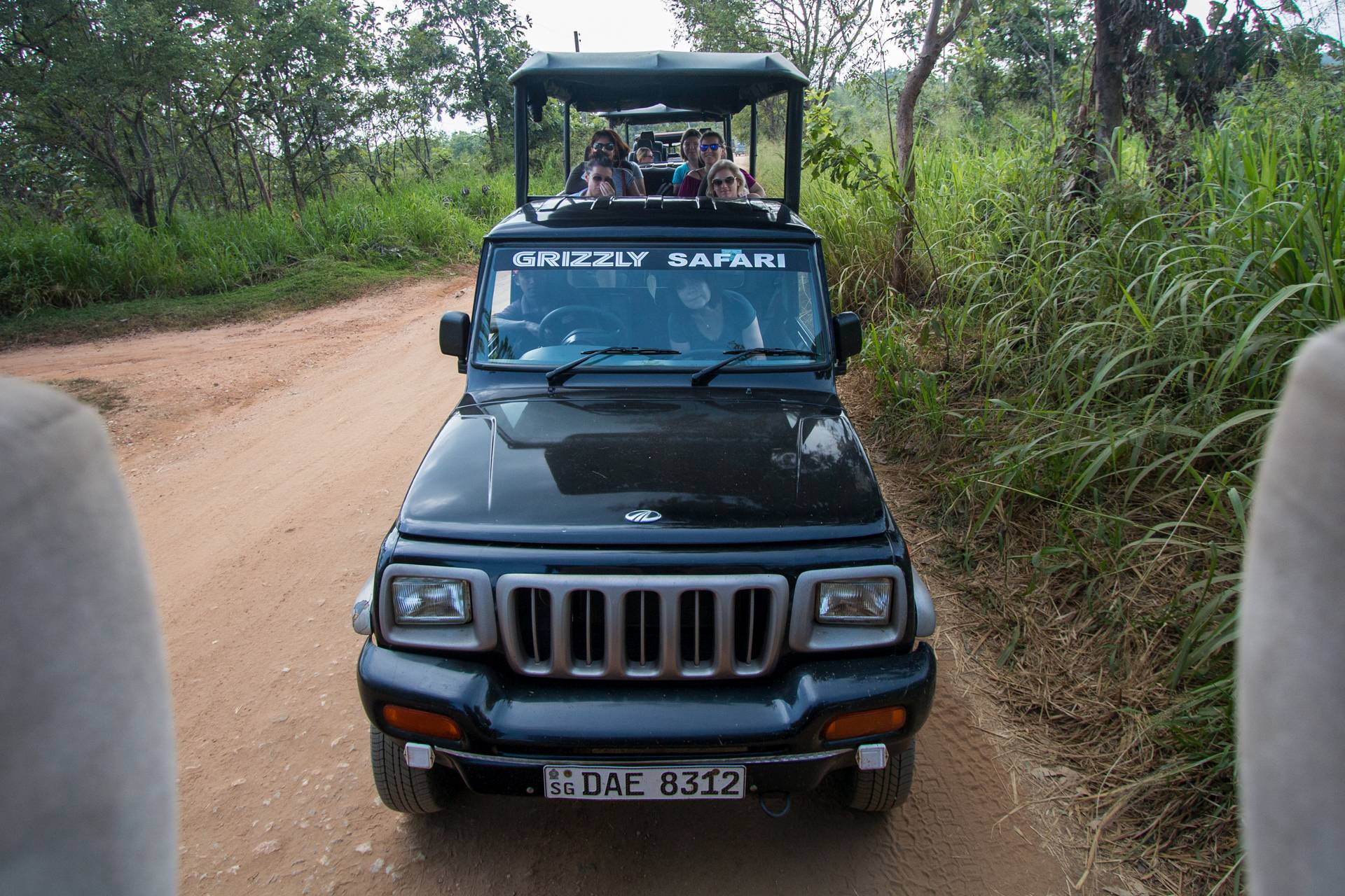 A 4x4-es szafari jeep.