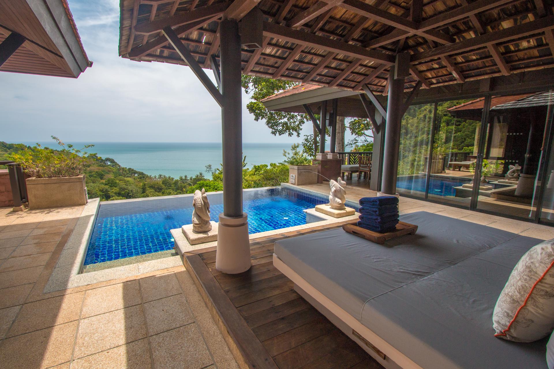 A 2 Bedroom Hillside Ocean View Private Pool villa 1. 