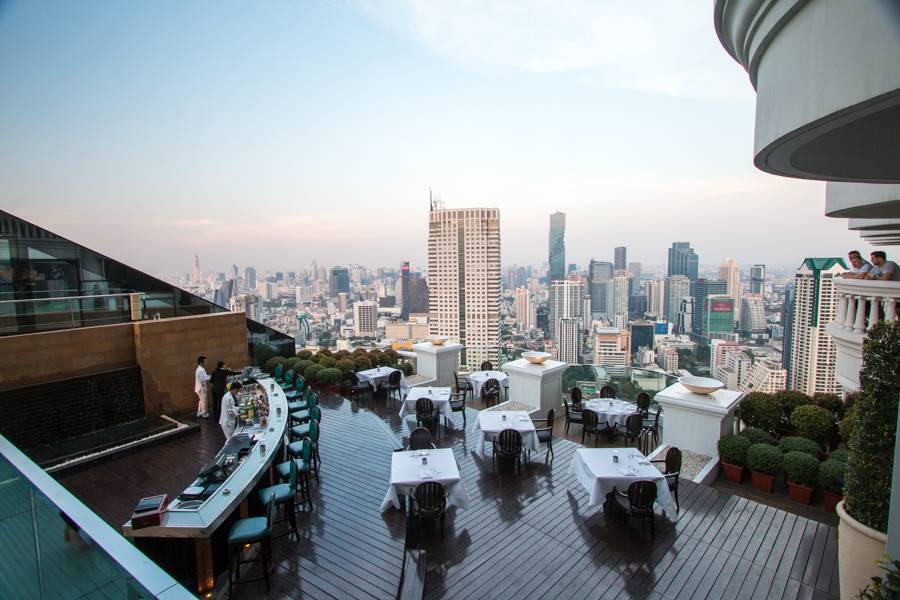 Tower Club at lebua egyik szabadtéri étterme