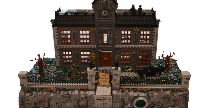 Így néz ki a 18 ezer darabos LEGO Arkham elmegyógyintézet