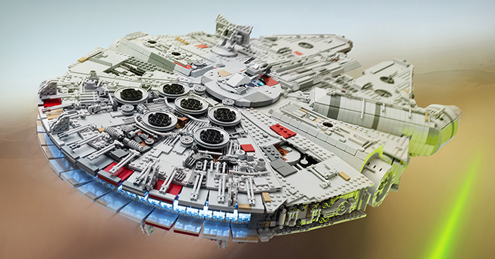 Több mint egy évig készült ez a 7500 darabos LEGO Millenium Falcon