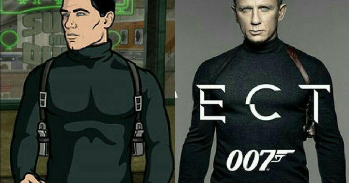 Archer és James Bond együtt