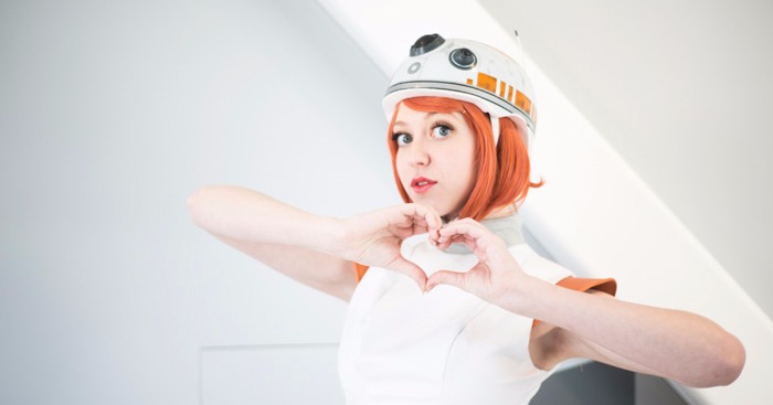 Hipercuki BB-8 cosplay