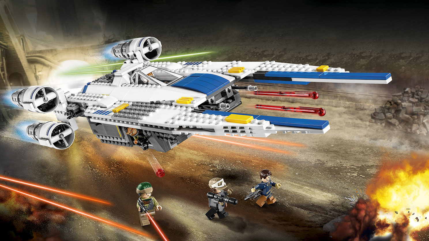 75155 Lázadó U-szárnyú vadászgép | LEGO bemutató