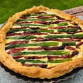Sprágás-aszaltparadicsomos pite