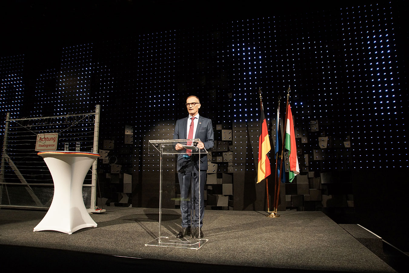 Őexc. Volkmar Wenzel, Németország magyarországi nagykövete ünnepi beszédet tart (2019.10.02)&lt;br /&gt;(Fotó: Aigner Ivan)