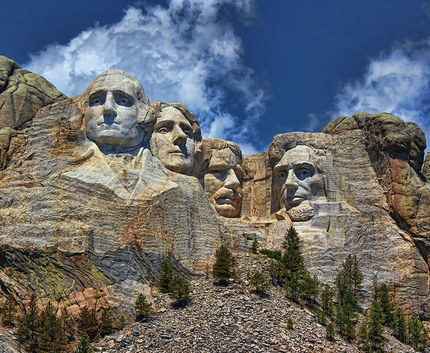 A Rushmore hegy óriásarcai