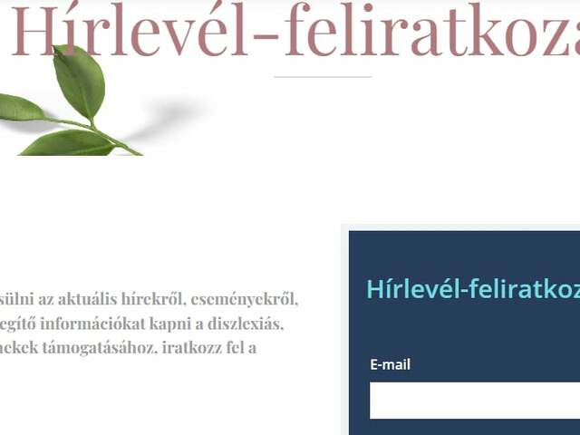 Hírlevél-feliratkozás