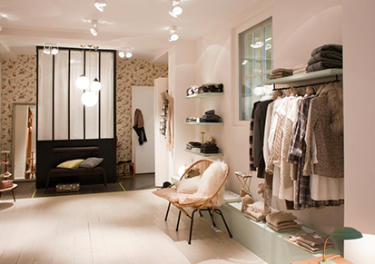 A Bonpoint párizsi flagship store-jának enteriőrje 