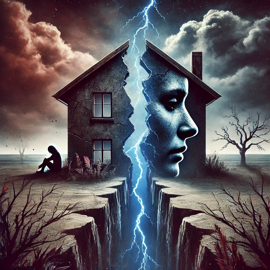 dall_e_2024-08-19_13_46_18_a_symbolic_image_representing_a_broken_relationship_and_emotional_turmoil_without_featuring_people_a_cracked_house_is_split_into_two_halves_with_a.webp