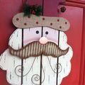 Karácsonyi ajtó dekoráció
