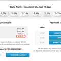2014.03.07. hozam 12.49$ , amit kikértem! Ez 4.0% volt + a ref jutalék!