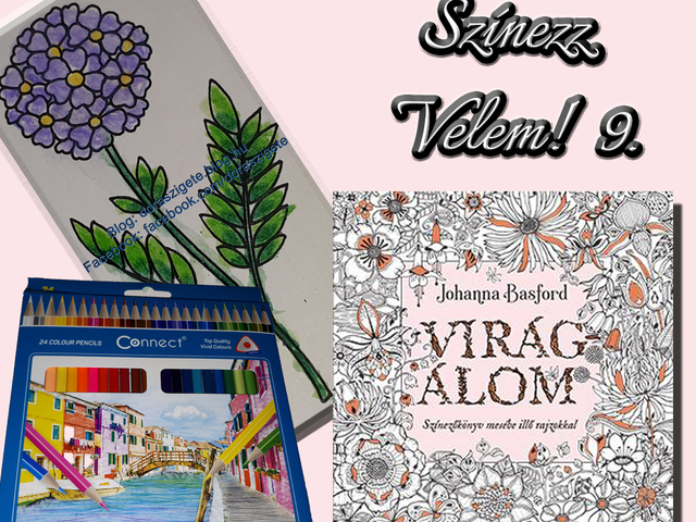 Színezz Velem! 9.- Johanna Basford Virágálom színezőkönyvéből - Videóval