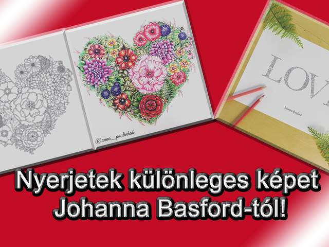 Nyerjetek különleges képet Johanna Basford-tól!