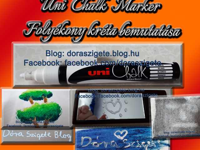 Uni Chalk Marker Folyékony kréta bemutatása