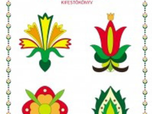 A magyar díszítés alapformái kifestőkönyv - Videóval
