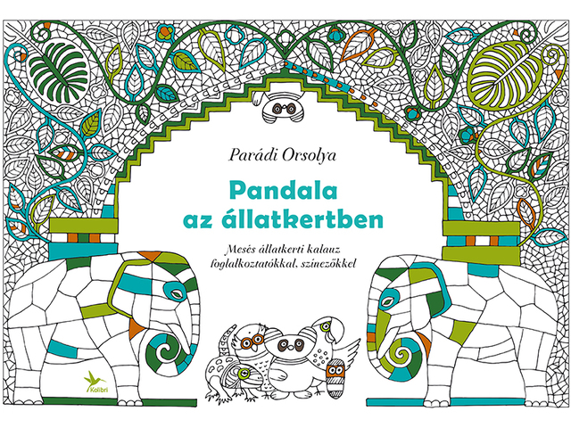 Parádi Orsolya: Pandala az állatkertben színező - Videóval