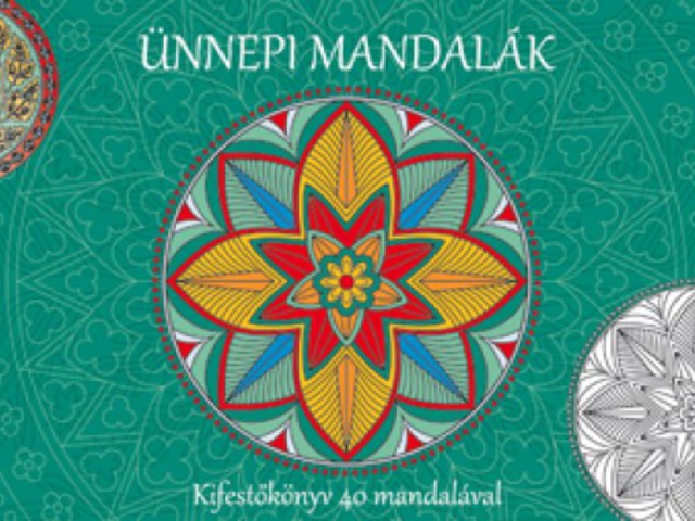 Ünnepi Mandalák kifestőkönyv 1. kiadás - Videóval