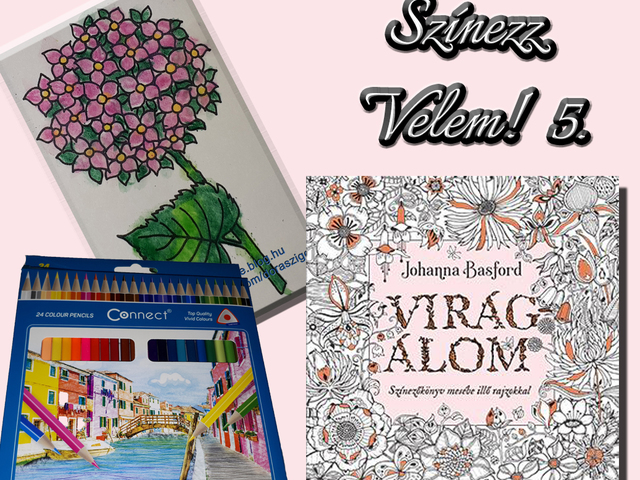 Színezz Velem! 5.- Johanna Basford Virágálom színezőkönyvéből