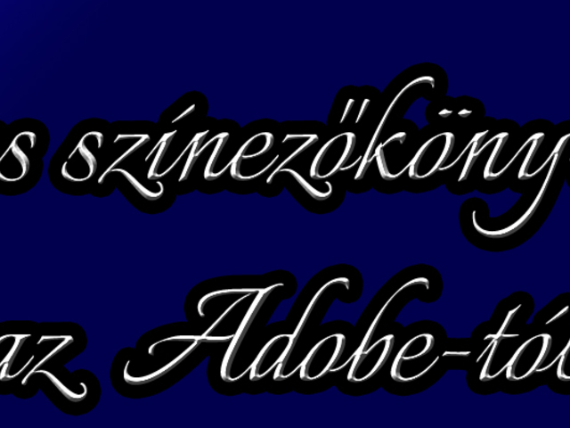 Hetente ingyenes színezőkönyvet tölthetünk le az Adobe-tól