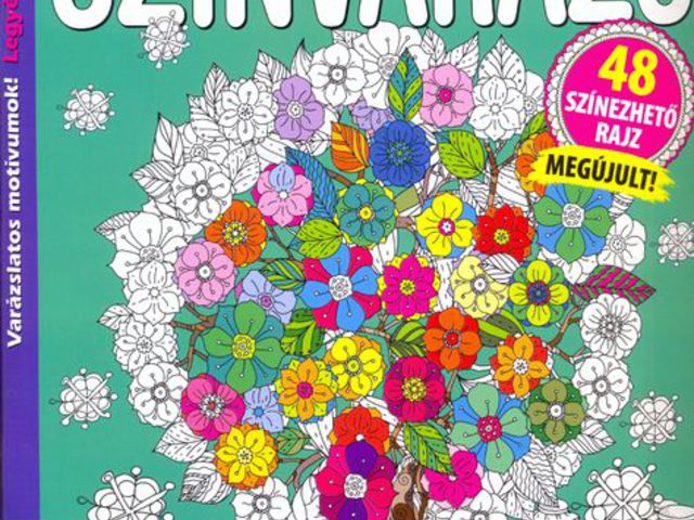 Pihentető Pillanatok Kreatív Színvarázs színező 2016/3. szám - Videóval