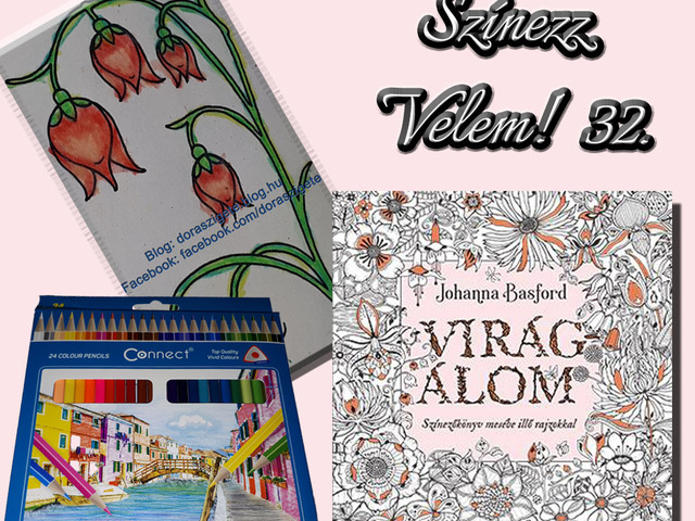 Színezz Velem! 32.- Johanna Basford Virágálom színezőkönyvéből - Videóval
