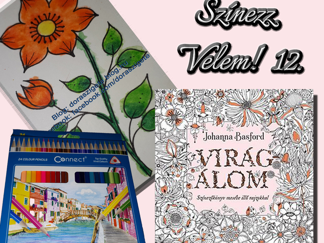 Színezz Velem! 12.- Johanna Basford Virágálom színezőkönyvéből - Videóval