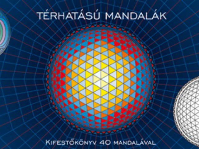Térhatású Mandalák kifestőkönyv 1. kiadás - Videóval