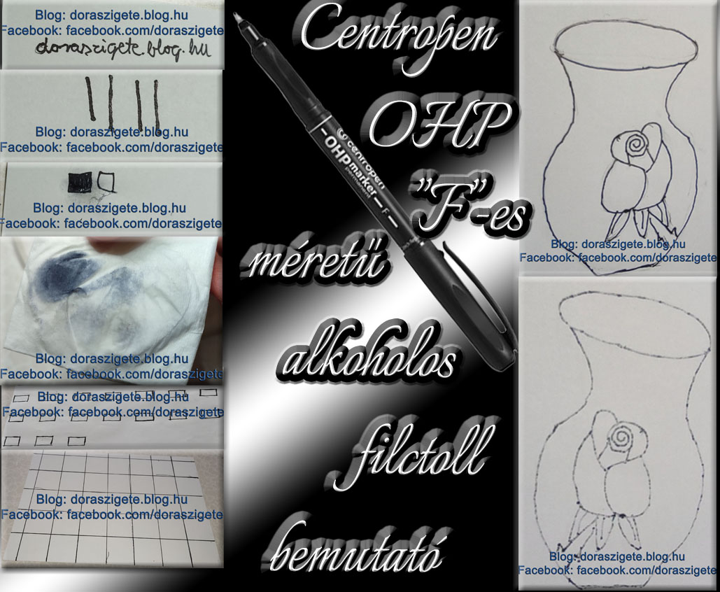 Centropen OHP  ”F”-es méretű alkoholos filctoll bemutató - Videóval