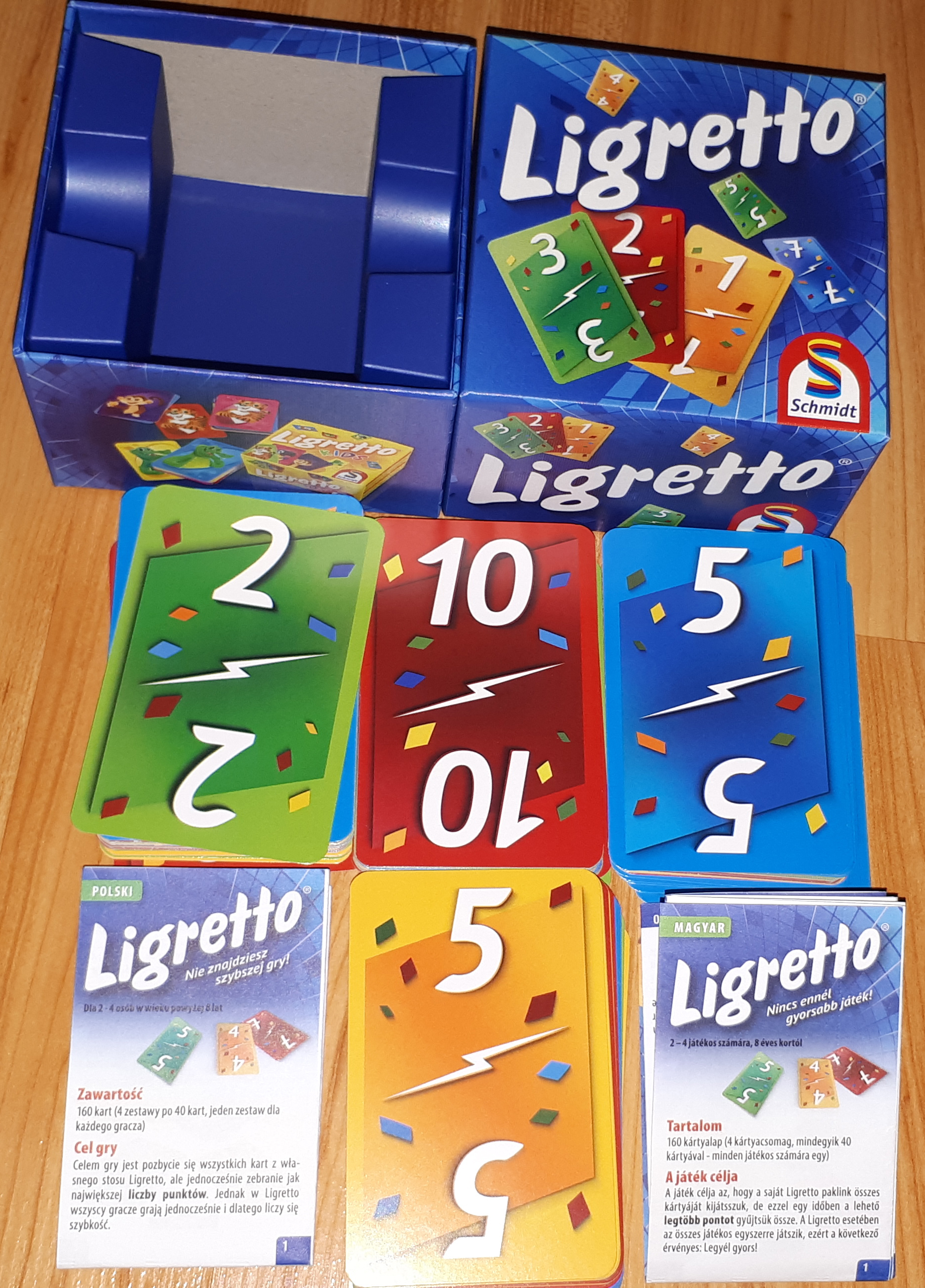 Ligretto (Kék) Kártyajáték bemutató