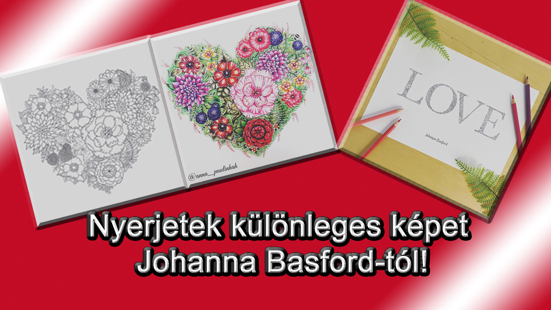 Nyerjetek különleges képet Johanna Basford-tól!