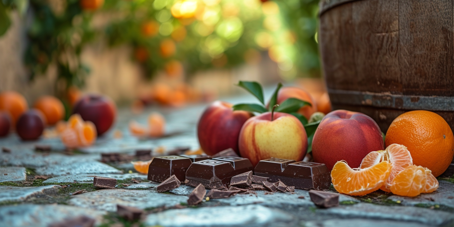 thoma82_photo_of_peach_apple_fudge_tangerine_mlik_chocolate_cas_a33199d9-349c-4d98-a72a-5f32c88f681b.png