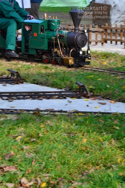A Kerti Vasút a Vasúttörténeti Parkban./The Garden Railway in the Hungarian Railway Park. 