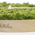 Moss clock by Paul Noktuku