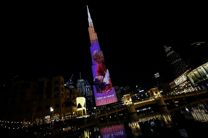 Kobe Bryant emlékére<br />(https://www.wasbst.com/2020/02/04/burj-khalifa-the-tallest-building-in-the-world-video/)