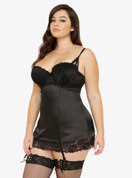 Torrid-Plus-Size-Satin-Lace-Up-Back-Garter-Chemise