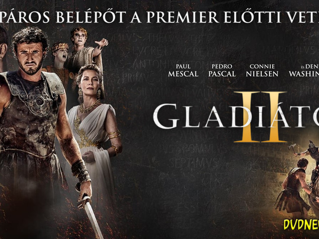 Játék: nyerj páros belépőt a "Gladiátor II" c. film premier előtti vetítésére!