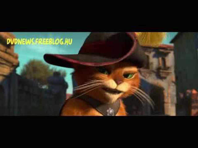 Csizmás, a kandúr - magyar előzetes