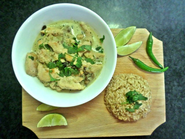Thai zöld csirke curry / Thai Green Chicken Curry
