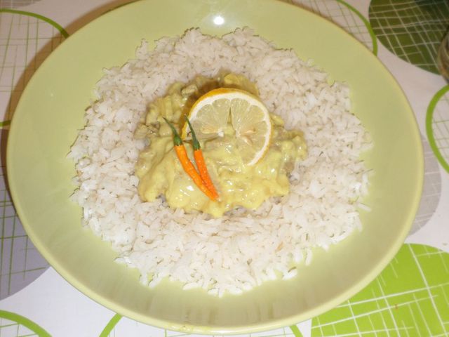 Thai curry-s csirke ananásszal...
