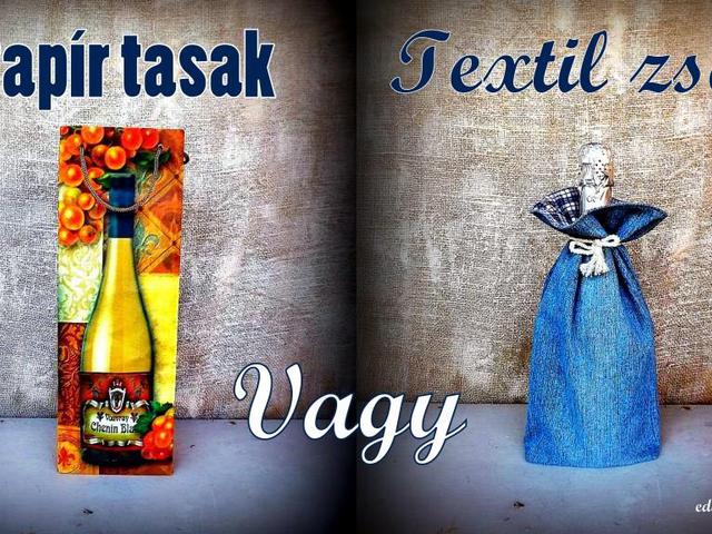 Papír tasak kontra Textil zsák