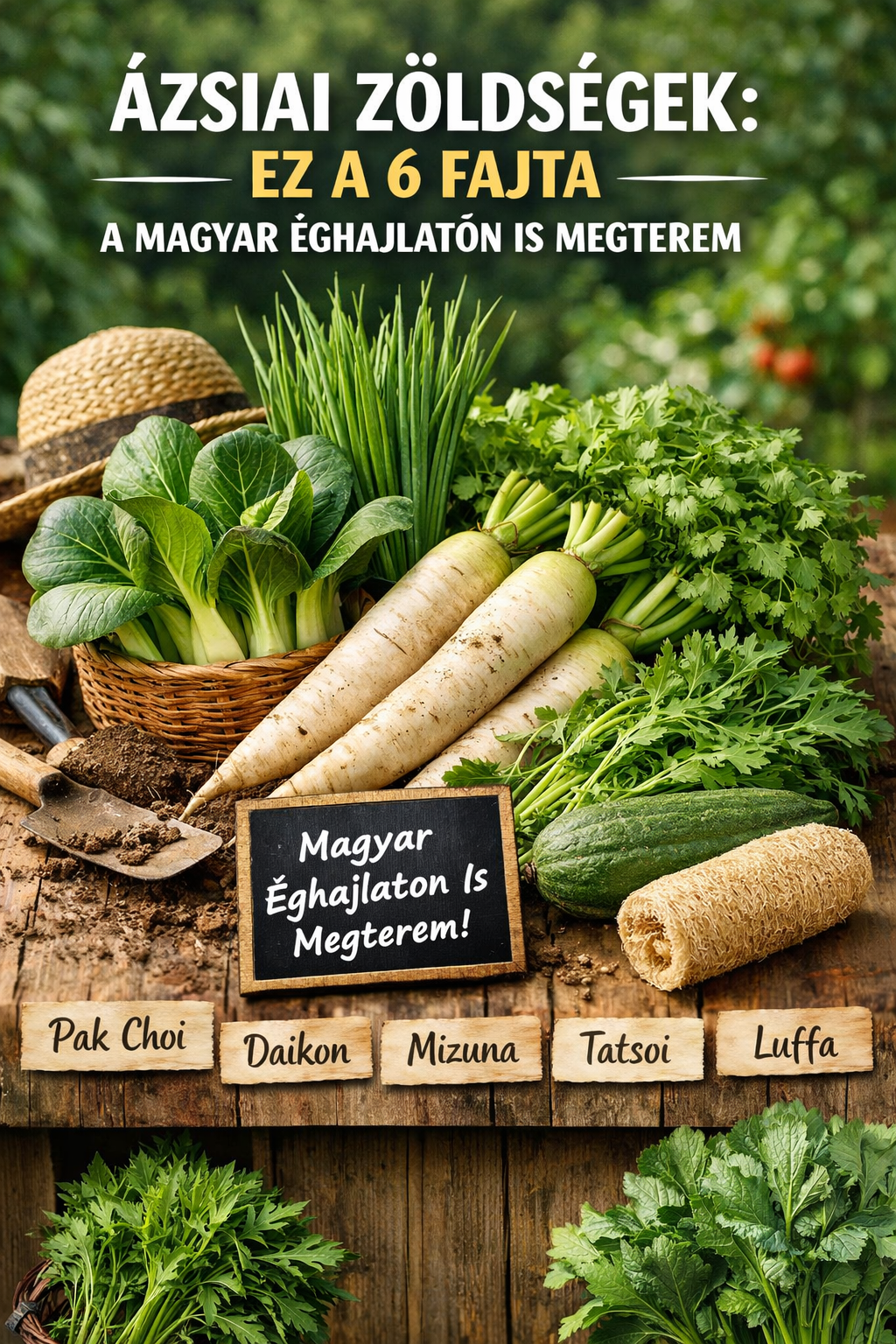 Ázsiai zöldségek: Ez a 6 fajta a magyar éghajlaton is megterem