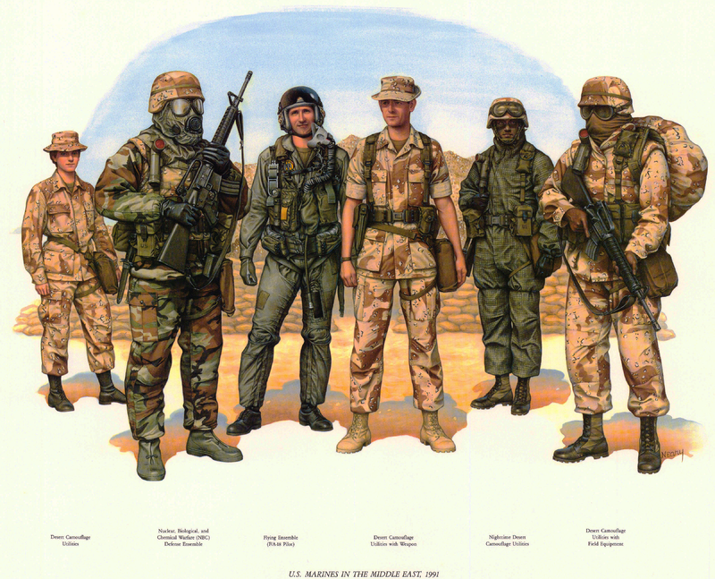 plate_united_states_marines_in_the_middle_east_1991.png