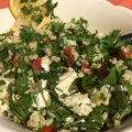 Tabbouleh - sajttal