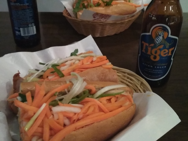 Vietnámi street food sandwich