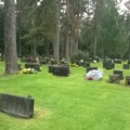 Horogkereszt finn sírokon