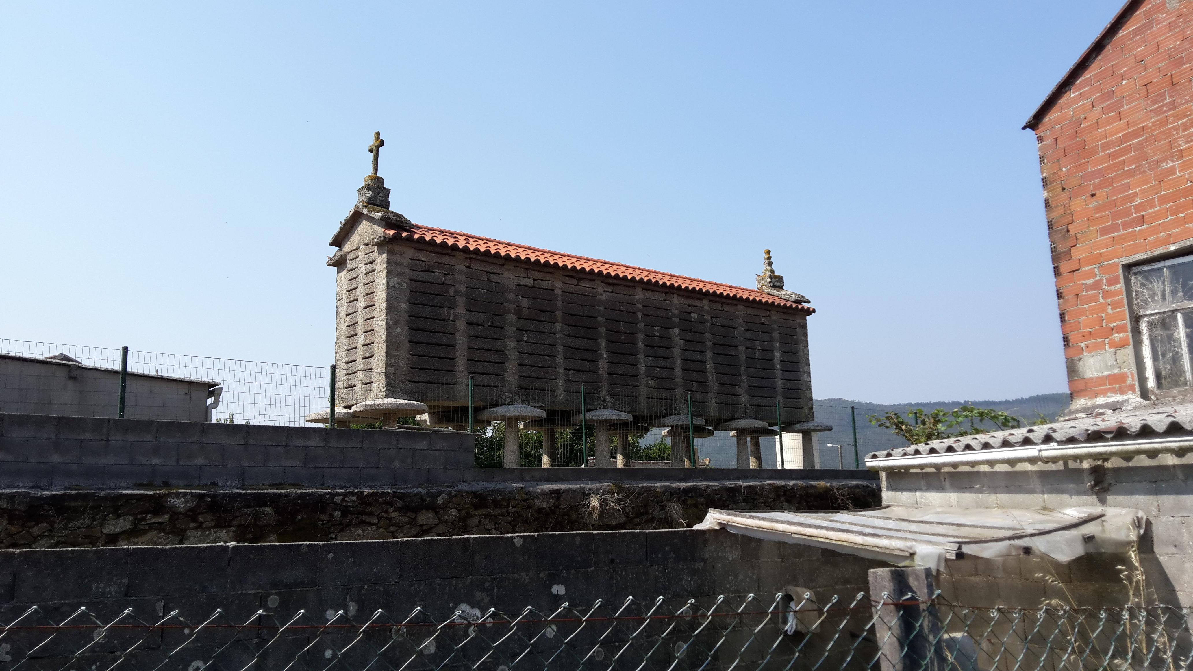 Galiciai típusú hórreo.