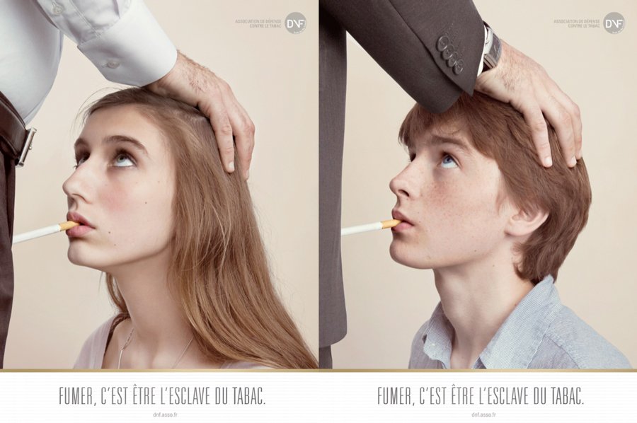 Egy dohányzásellenes francia reklám