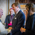 2017. VI. 22. Vatican. Pope Francis met King Willem-Alexander and Queen Máxima of the Netherlands.